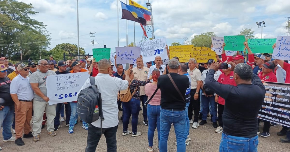 Petroleros sin contrato: la Futpv exige a Pdvsa negociar y marchará a Caracas